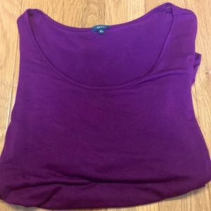 XL purple top